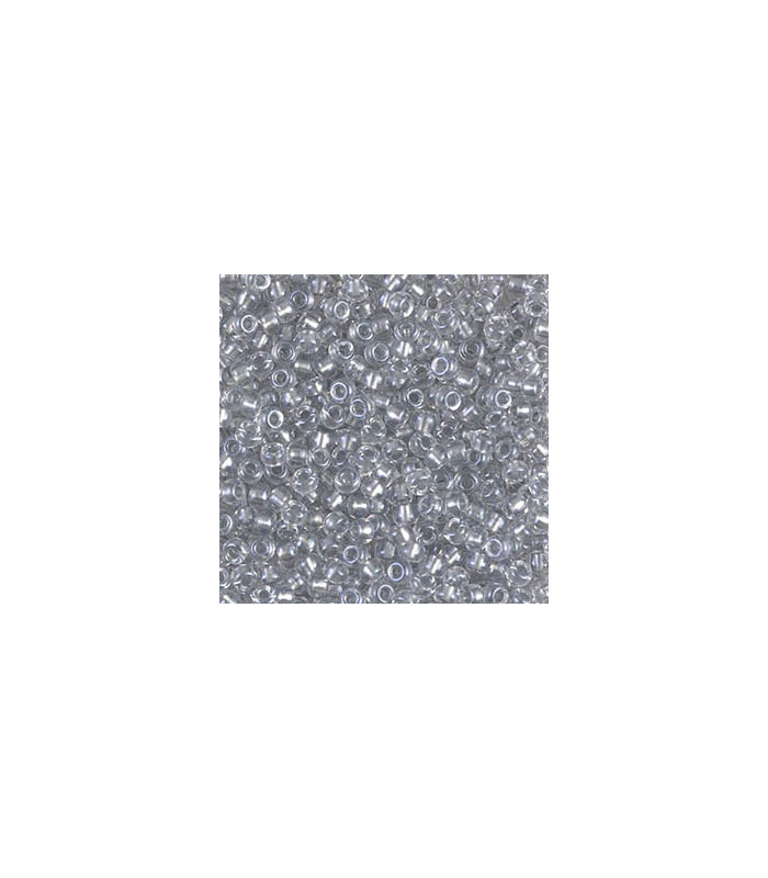 MR8-0242 Miyuki Rocailles 8/0 - Sparkle Pewter Line Crystal  - 8g