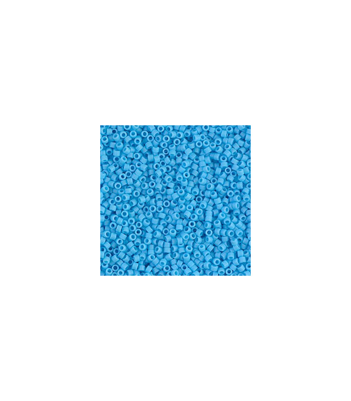 DB0755 Miyuki Delica 11/0 - Matte Opaque Turquoise Blue - 5,4g