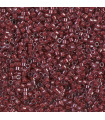 DB0280 Miyuki Delica 11/0 - Cranberry Lined Luster Crystal - 5,4g