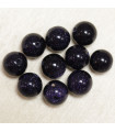 Perles en pierre naturelle ou Gemme - Blue Stone - 10mm - Lot de 10 perles