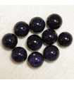 Perles en pierre naturelle ou Gemme - Blue Stone - 4mm - Lot de 10 perles