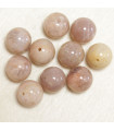 Perles en pierre naturelle ou Gemme - Pierre De Lune - 10mm - Lot de 10 perles