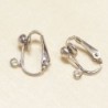 Boucles d'oreilles Clips - Argenté foncé - La Paire