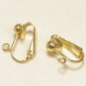 Boucles d'oreilles Clips - Doré - La Paire