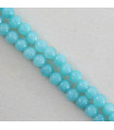 Perles rondes en Amazonite - 4mm - Fil de 38cm - Pierre naturelle ou Gemme