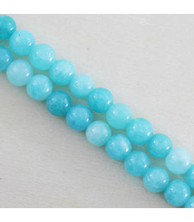 Fil de 38cm en Perles en pierre naturelle - Amazonite - 6mm