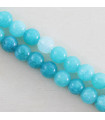 Perles rondes en Amazonite - 10mm - Fil de 38cm - Pierre naturelle ou Gemme