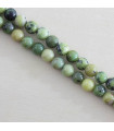 Perles rondes en Chrysoprase - 4mm - Fil de 38cm - Pierre naturelle ou Gemme