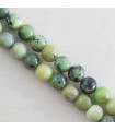 Perles rondes en Chrysoprase - 8mm - Fil de 38 cm - Pierre naturelle ou Gemme