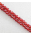 Fil de 38cm en Perles en pierre naturelle - Cornaline - 4mm