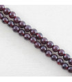 Fil de 38cm en Perles en pierre naturelle - Grenat - 4mm