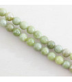 Perles rondes en Jade Vert de Taïwan - 4mm - Fil de 38cm - Pierre naturelle ou Gemme