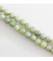 Perles rondes en Jade Vert de Taïwan - 6mm - Fil de 38cm - Pierre naturelle ou Gemme
