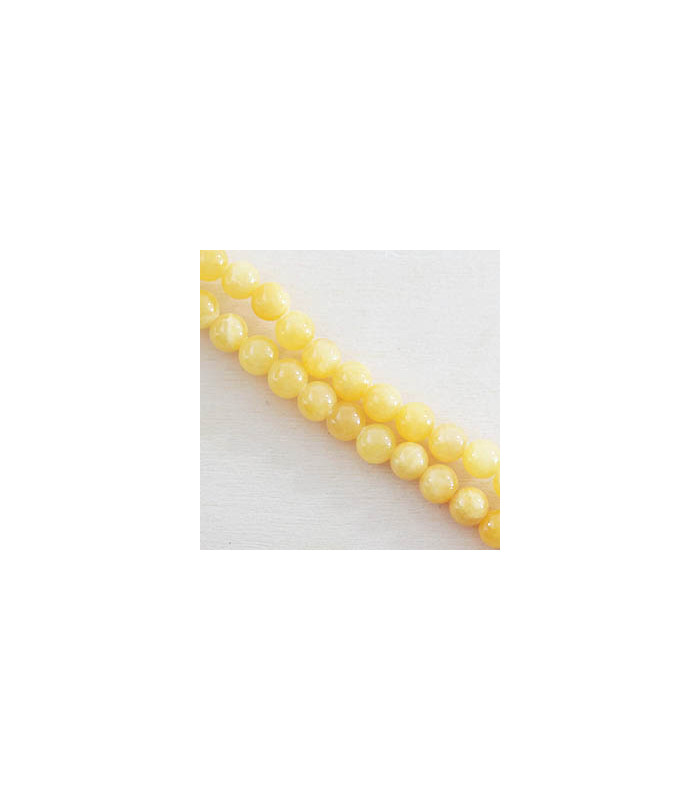 Fil de 38cm en Perles en pierre naturelle - Jaspe Perse - 6mm