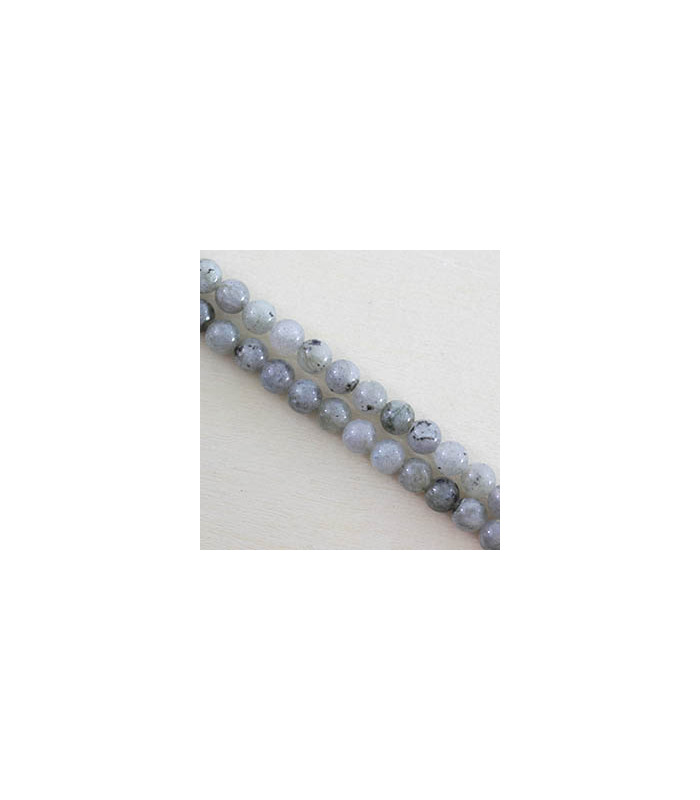 Fil de 38cm en Perles en pierre naturelle - Labradorite - 6mm