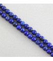 Perles rondes en Lapis Lazuli - 4mm - Fil de 38cm - Pierre naturelle ou Gemme