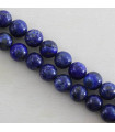 Perles rondes en Lapis Lazuli - 8mm - Fil de 38 cm - Pierre naturelle ou Gemme