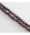 Fil de 38cm en Perles en pierre naturelle - Obsidienne Acajou - 4mm