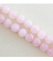 Fil de 38cm en Perles en pierre naturelle - Quartz Rose - 8mm