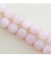 Fil de 38cm en Perles en pierre naturelle - Quartz Rose - 10mm