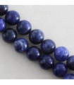 Perles rondes en Sodalite - 10mm - Fil de 38cm - Pierre naturelle ou Gemme