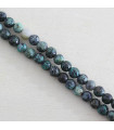 Fil de 38cm en Perles en pierre naturelle - Turquoise d'Afrique - 4mm