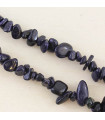 Fil de 80cm en Perles Chips en pierre naturelle - BlueStone (synthèse) - 5 à 8mm environ