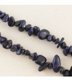 Fil de 80cm en Perles Chips en pierre naturelle - BlueStone (synthèse) - 5 à 8mm environ