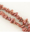 Fil de 80cm en Perles Chips en pierre naturelle - GoldStone (Synthèse) - 5 à 8mm environ