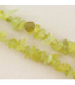 Fil de 80cm en Perles Chips en pierre naturelle - Jade Verte - 5 à 8mm environ