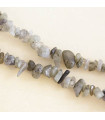 Fil de 80cm en Perles Chips en pierre naturelle - Labradorite - 5 à 8mm environ