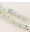 Fil de 80cm en Perles Chips en pierre naturelle - Prehnite - 5 à 8mm environ