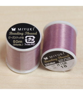 Fil Miyuki - Bobine de 50m - 0,27mm - Violet - 18