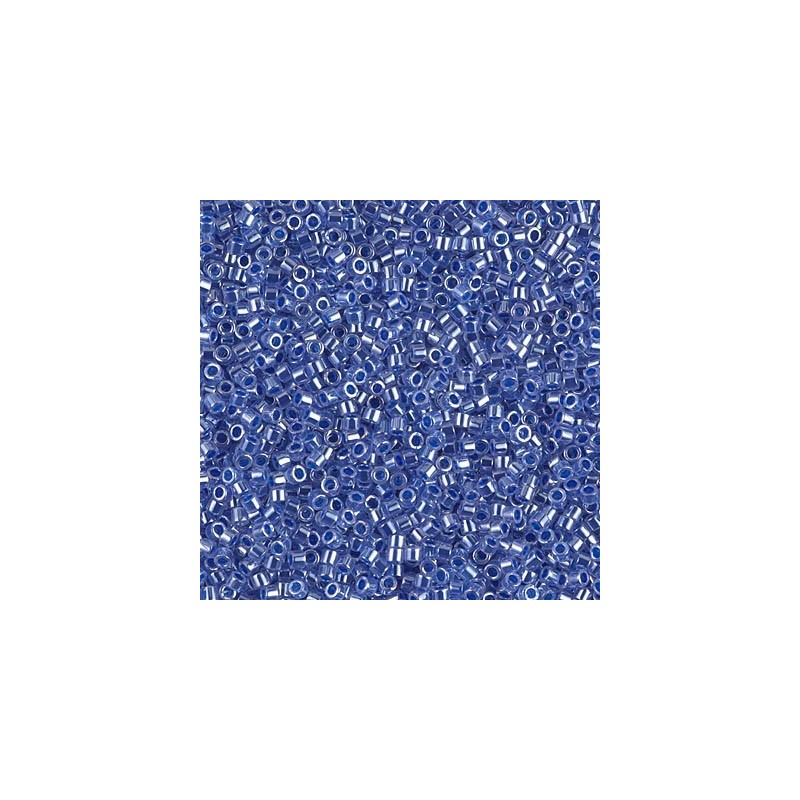 DB0243 Miyuki Delica 11/0 - Lined Crystal Med Blue Luster - 5,4g