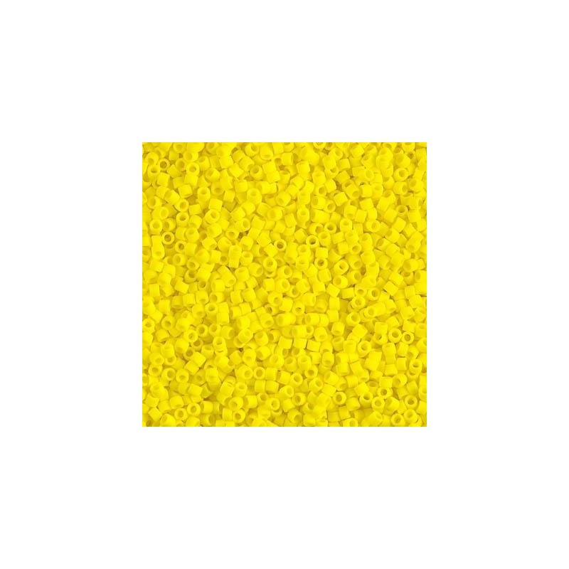DB0751 Miyuki Delica 11/0 - Mat Opaque Yellow - 5,4g
