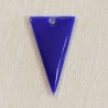 Sequin Emaillé en résine époxy triangle 23x12mm - Bleu marine