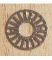 Connecteur Laser Cut - Roue - 16mm - Argenté Foncé