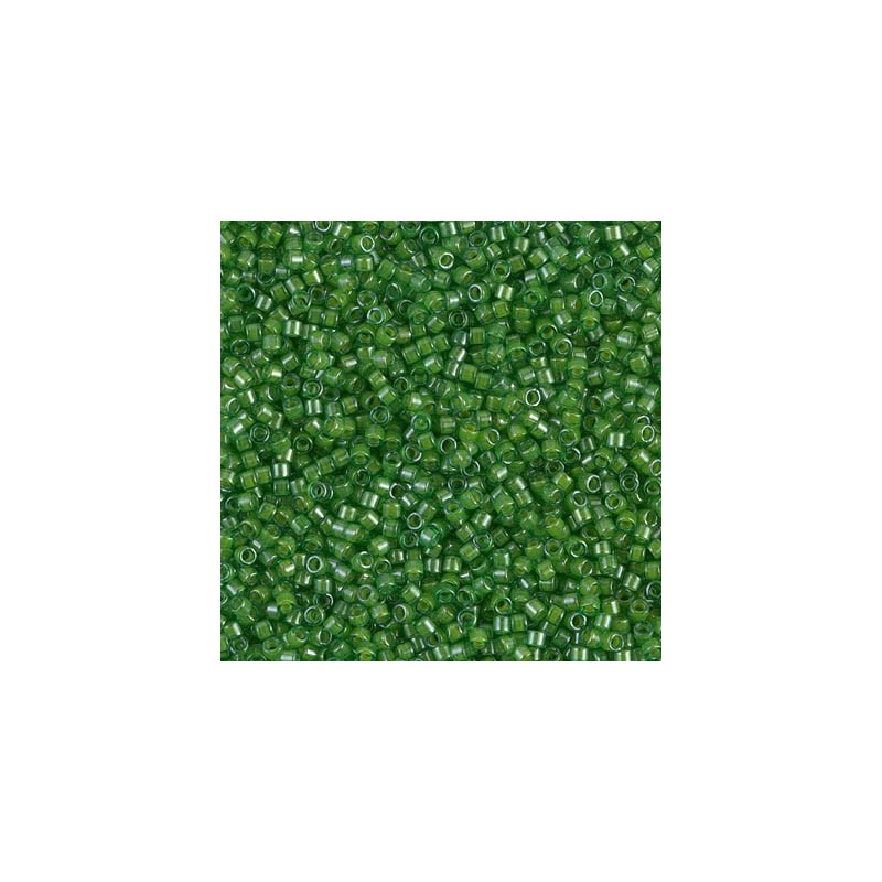 DB0274 Miyuki Delica 11/0 - Lined Pea Green Luster - 5,4g