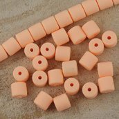 gamme de perles cylindre en pâte polymère style HEISHI
