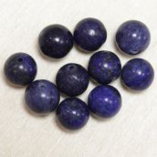 perles en lapis lazuli