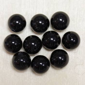 perles en tourmaline noire